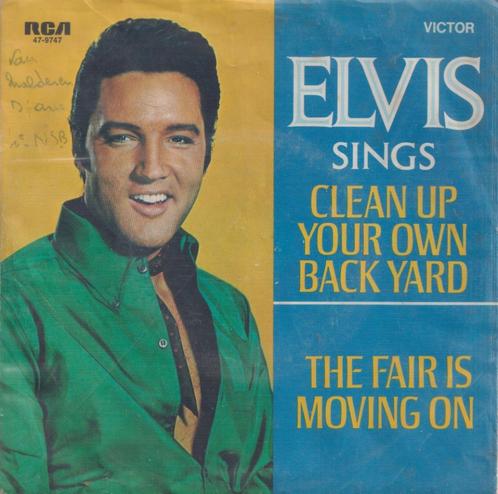 Elvis Presley – Clean up your own back yard - Single, Cd's en Dvd's, Vinyl Singles, Gebruikt, Single, Pop, 7 inch, Ophalen of Verzenden