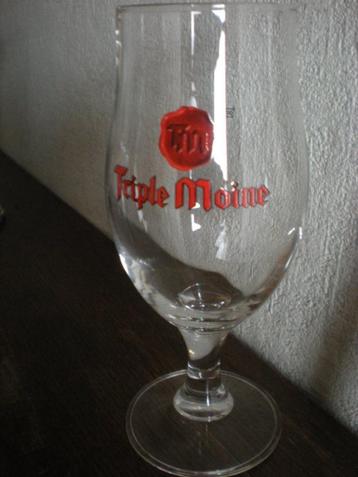 Triple Moine, Enlèvement ou Envoi, Comme neuf, Verre ou Verres