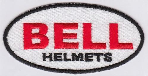 Bell Helmets stoffen opstrijk patch embleem, Motoren, Accessoires | Stickers, Verzenden