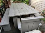 steigerhouten tuinset, Ophalen, Gebruikt, Bank, Meer dan 8 zitplaatsen