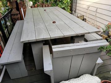 steigerhouten tuinset beschikbaar voor biedingen