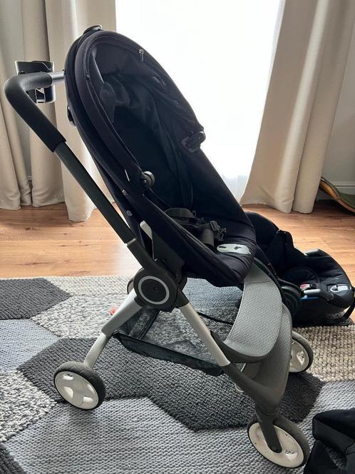 Kinderwagen Stokke inclusief Izi Go, Kinderen en Baby's, Kinderwagens en Combinaties, Zo goed als nieuw, Kinderwagen, Met autostoeltje