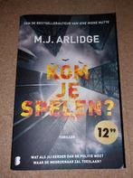 Kom je spelen? (M.J. Arlidge), Boeken, Ophalen of Verzenden, Nieuw
