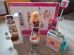 Barbie supermarket met pop, Ophalen of Verzenden, Zo goed als nieuw, Barbie