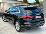 AUDI Q3 S-LINE 2.0TDI 150CV 63 000KM CARPASS 2021 EURO 6D, Automaat, Zwart, Bedrijf, Diesel