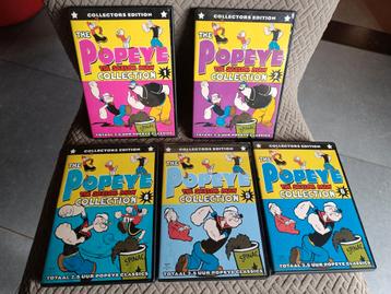 Popeye The Sailor Man Collection 1-2-4-5-6 beschikbaar voor biedingen