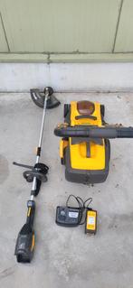stiga grasmaaier +trimmer, Ophalen, Gebruikt, Accu