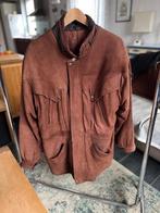 heren lederen mantel, Ophalen, Gedragen, Maat 56/58 (XL), Bruin