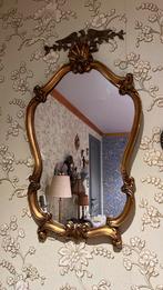 Ancien miroir en bois doré à la feuille, Enlèvement ou Envoi