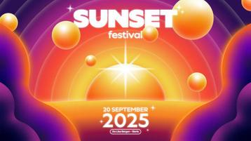 3 tickets sunset festival - 20/09 beschikbaar voor biedingen