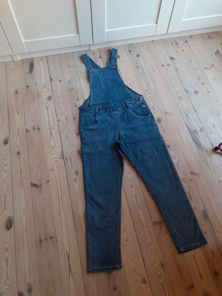 Jeans salopette, Name It, maat 152, Kinderen en Baby's, Kinderkleding | Maat 152, Zo goed als nieuw, Meisje, Broek, Ophalen of Verzenden