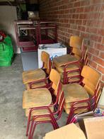 Schoolbankje met stoeltjes, Antiek en Kunst, Ophalen