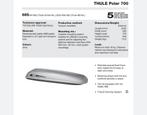 Dakkoffer Thule 700, Auto diversen, Dakkoffers, Ophalen, Gebruikt