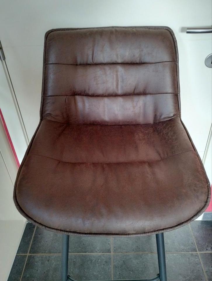Barkruk (nieuw, nog in de doos), Huis en Inrichting, Stoelen, Nieuw, Stof, Bruin, Ophalen