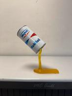 Mobiloil olie blik met druppel standaard, Verzamelen, Merken en Reclamevoorwerpen, Ophalen of Verzenden, Gebruikt, Reclamebord