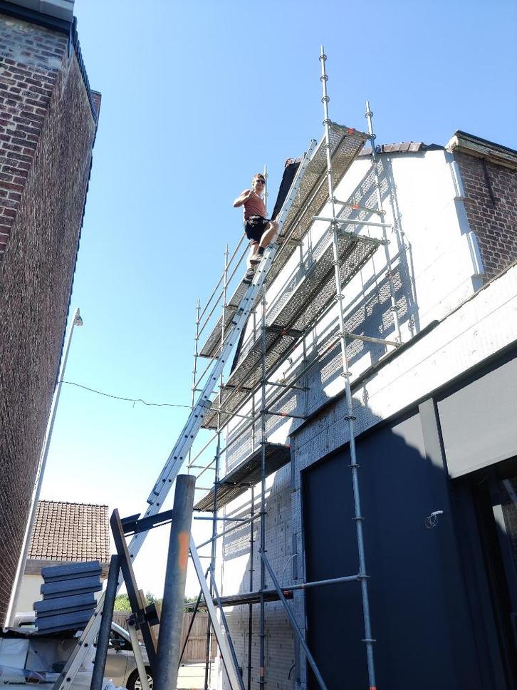 Stelling / Steiger, Doe-het-zelf en Bouw, Ladders en Trappen, Gebruikt, Ophalen