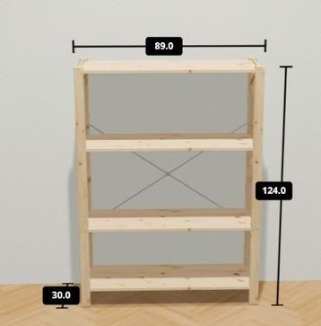 Ivar IKEA eenvoudige planken beschikbaar voor biedingen