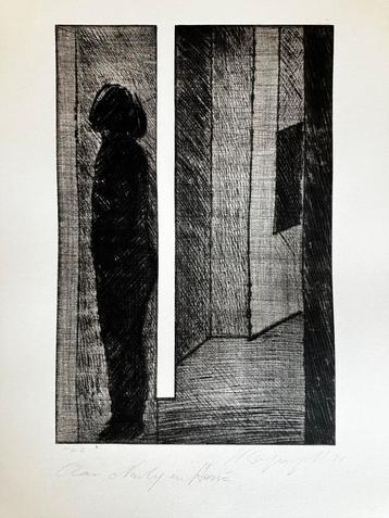Ets onleesbaar gesigneerd, 1976 beschikbaar voor biedingen