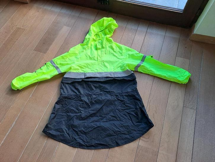 Poncho fluo 10 - 12 jaar Btwin, Fietsen en Brommers, Fietsaccessoires | Fietskleding, Zo goed als nieuw, Kinderen, Bovenkleding