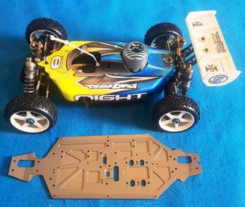 Vintage Team Losi 8ight Nitro buggy/Losi 427cc .28 motor beschikbaar voor biedingen