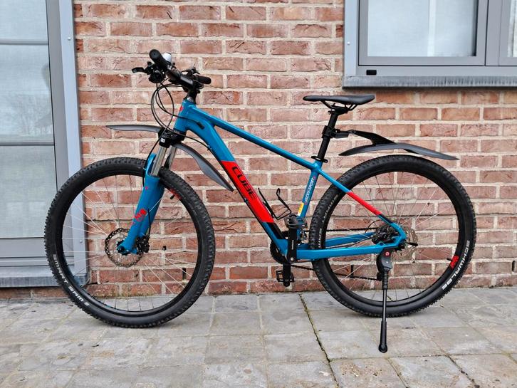 Cube aim ex 16" 27.5" blue n red wow52811 avis, Fietsen en Brommers, Fietsen | Mountainbikes en ATB, Ophalen