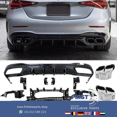 W206 S206 C63 AMG DIFFUSER + 63 UITLAAT SIERSTUKKEN C63S voo, Auto-onderdelen, Overige Auto-onderdelen, Mercedes-Benz, Gebruikt