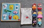 Goula houten noppenpuzzel + magnetische puzzels, Kinderen en Baby's, Ophalen of Verzenden, Gebruikt, Overige typen
