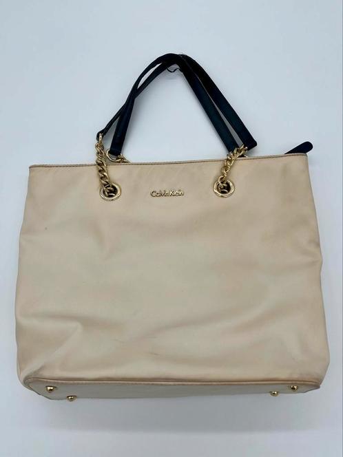 Calvin Klein Handbag Beige Gold Woman - RN 54163 CA 57151, Bijoux, Sacs & Beauté, Sacs | Sacs Femme, Utilisé, Sac à main, Beige