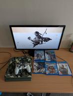 ps4 slim 1tb + monitor + spelen, Ophalen, Zo goed als nieuw, Slim