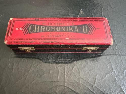 HOHNER Chromonica II  (1937), Muziek en Instrumenten, Blaasinstrumenten | Mondharmonica's, Gebruikt, Chromatisch, Met koffer of doosje