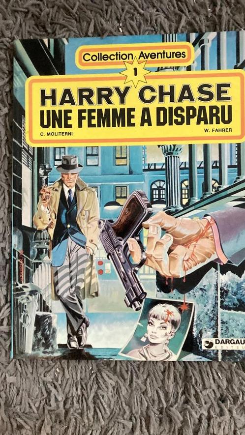 Harry Chase # 1 Une femme a disparu E.O. 1979 Dargaud, Boeken, Stripverhalen, Zo goed als nieuw, Eén stripboek, Ophalen of Verzenden
