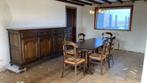 massief eiken dressoir tafel en stoelen, Huis en Inrichting, Kasten | Dressoirs, Ophalen, Eikenhout, Zo goed als nieuw, 200 cm of meer