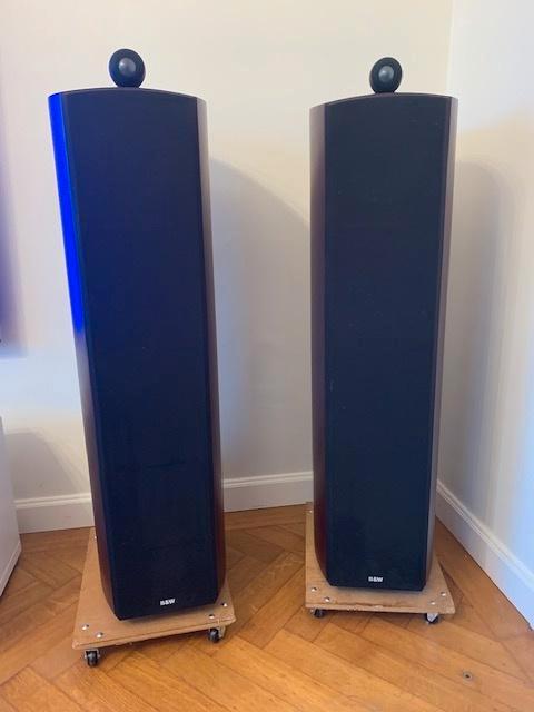 BW Nautilus 803 - High End vloerstaande luidsprekers, Audio, Tv en Foto, Luidsprekerboxen, Zo goed als nieuw, Front, Rear of Stereo speakers