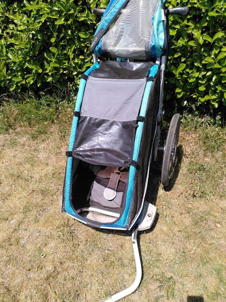 Fietskar Thule charoit CX1, Fietsen en Brommers, Fietsaccessoires | Aanhangwagens en Karren, Gebruikt, Kinderkar, 20 tot 40 kg