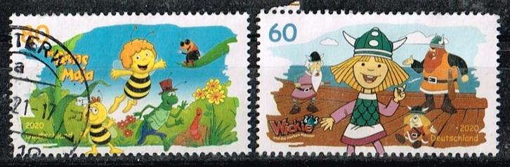 Timbres allemands - K 5407 - Maya l'abeille et Wickie, Timbres & Monnaies, Timbres | Europe | Allemagne, Affranchi, 1990 à nos jours