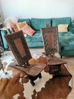 Prachtig set afrikaanse cérémonie stoelen, Antiek en Kunst, Ophalen