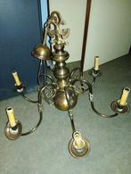 Koperen luster, Huis en Inrichting, Lampen | Kroonluchters, Ophalen