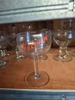 Oud gezuurd bierglas velthem, Verzamelen, Ophalen of Verzenden