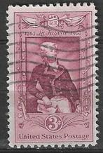 USA 1957 - Yvert 633 - Gilbert du Motier de La Fayette (ST), Postzegels en Munten, Verzenden, Gestempeld