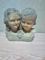 OUD BEELD ARNOVA jongen en meisje, Ophalen of Verzenden