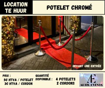 Location - Potelet chromé beschikbaar voor biedingen
