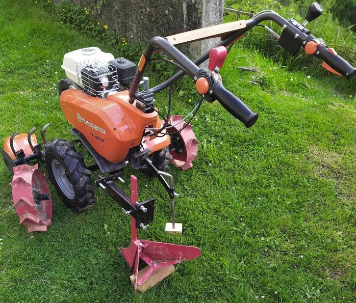 Husqvarna TF435P helmstok, Tuin en Terras, Aarde en Mest, Overige typen, Ophalen