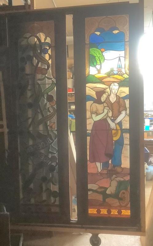 Glas in lood deuren ramen panelen, Doe-het-zelf en Bouw, Glas en Ramen, Glas in lood, Ophalen