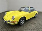 Porsche 911 T Targa 1969, Auto's, Porsche, Zwart, Overige kleuren, Cabriolet, Handgeschakeld