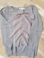 Lichtbruine trui met strik TU, Vêtements | Femmes, Pulls & Gilets, Comme neuf, Beige, Enlèvement ou Envoi, Millennium