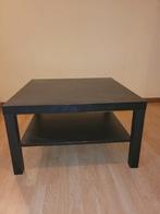 Vierkante houten salontafel in de woonkamer van 78 cm x 78 c, Ophalen, Zo goed als nieuw