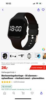 Montre avec alarme - montre de rappel, Bijoux, Sacs & Beauté, Enlèvement ou Envoi, Comme neuf