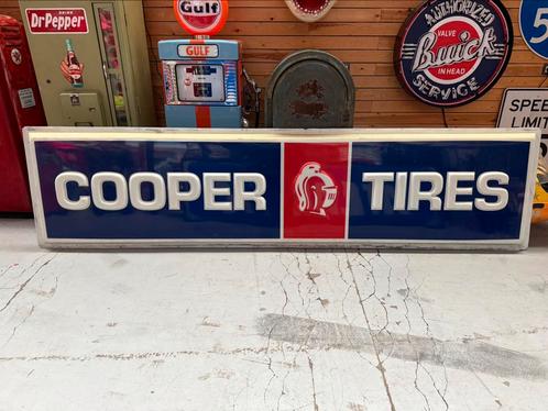 Real American Cooper Tire verlicht uithangbord, Verzamelen, Merken en Reclamevoorwerpen, Ophalen