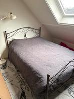 Tweepersoonsbed, Ophalen, Gebruikt, Zwart, Tweepersoons