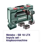 Metabo SB 18 LTX Impuls set klopboormachine, Comme neuf, Foreuse et Perceuse, Enlèvement ou Envoi